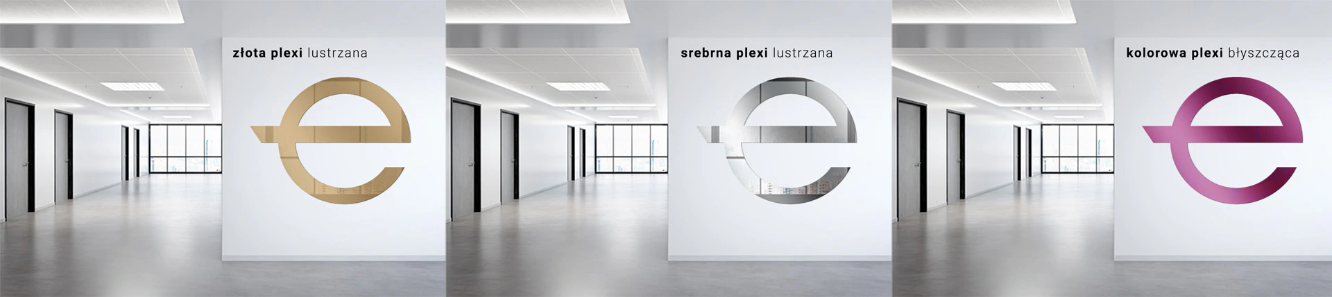 Plexi lustrzana – grafika
