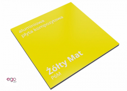 dibond-kolor-żółty-mat