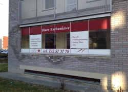 Oklejnie okien folią  ploterową 