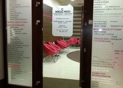 wyklejenie okien mrożone szkło