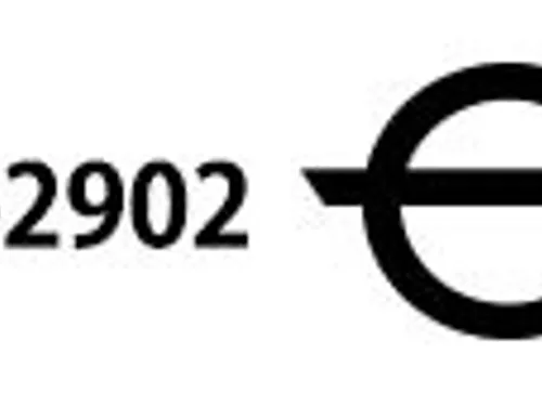 Laminat Interior LZ2902 — biała powierzchnia z czarnym grawerem