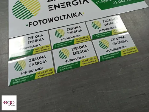 Zestaw magnesów samochodowych Zielona Energia