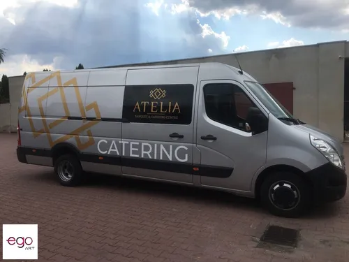 Oznakowanie auta dostawczego Atelia Catering
