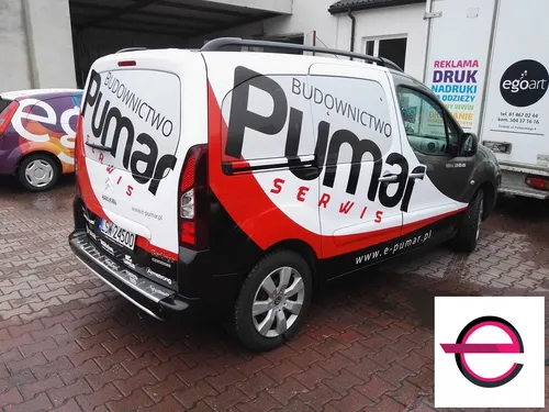 Oklejenie Citroëna Berlingo Pumar Serwis