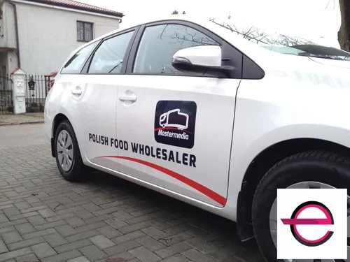 Oznakowanie samochodu Mostermedia Polish Food Wholesaler