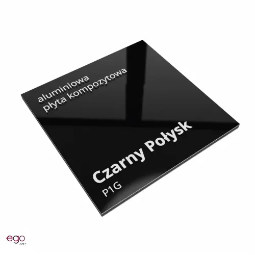dibond kolor czarny połysk