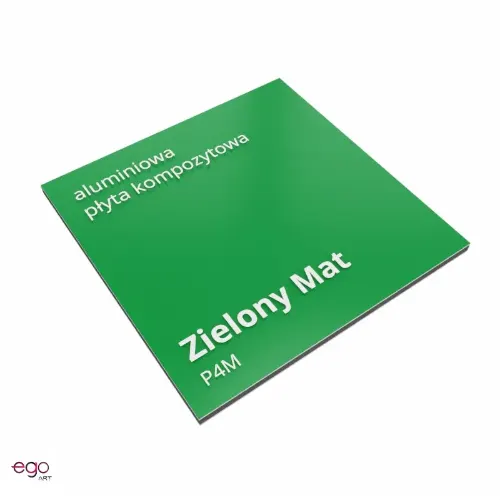 dibond kolor zielony mat