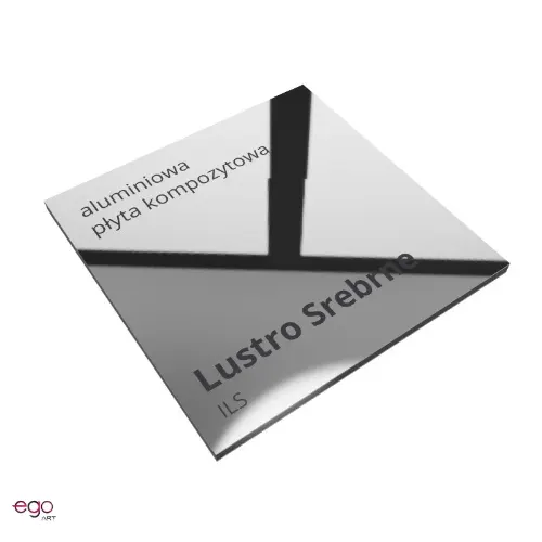 dibond lustro srebrne