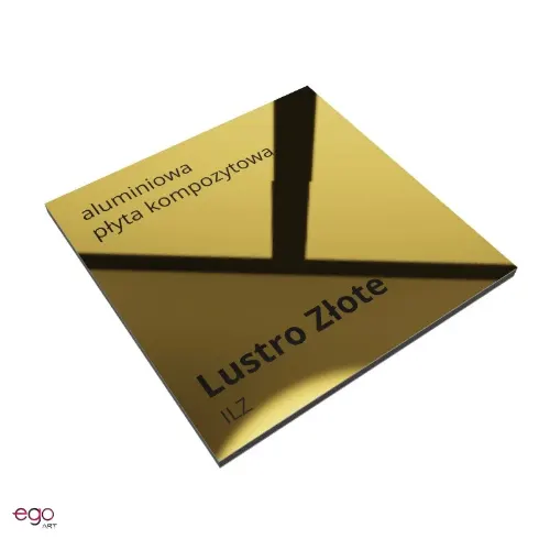 dibond lustro złote