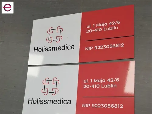 Biało-czerwone tabliczki Holissmedica