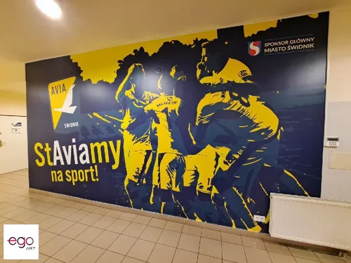 Fototapeta sklep kibica AVIA