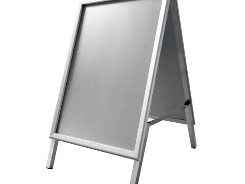 Srebrny potykacz Slim OWZ — widok ramy