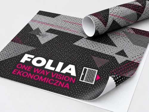 Folia One Way Vision ekonomiczna — wizualizacja