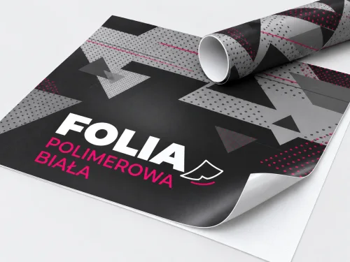 Folia polimerowa biała — wizualizacja