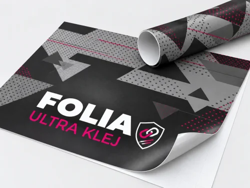 Folia z klejem Ultra Tack — wizualizacja