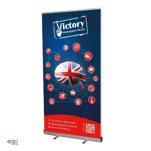 Rollup szkoły języka angielskiego Victory