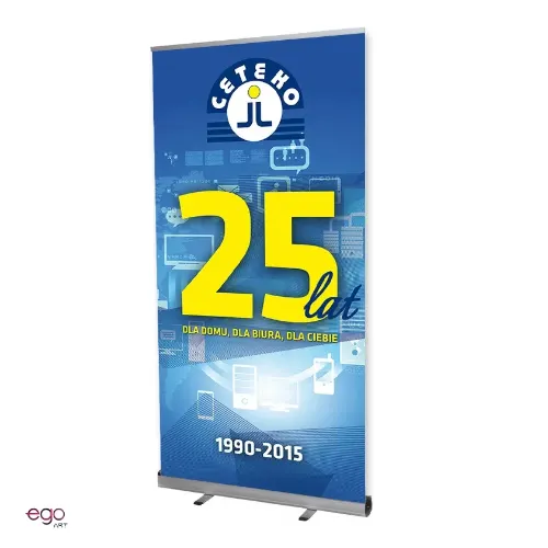 Jubileuszowy rollup Ceteko — 25 lat firmy