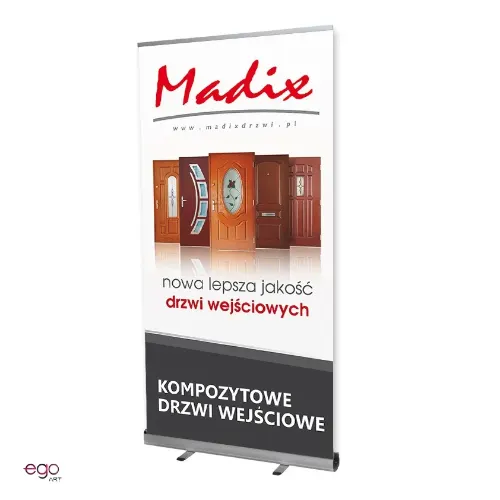 Rollup Madix z ofertą drzwi wejściowych