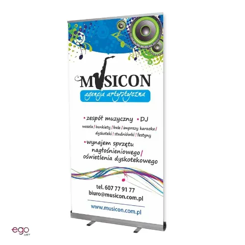 Rollup agencji artystycznej Musicon