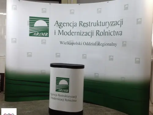 Ścianka i lada Agencji Restrukturyzacji i Modernizacji Rolnictwa