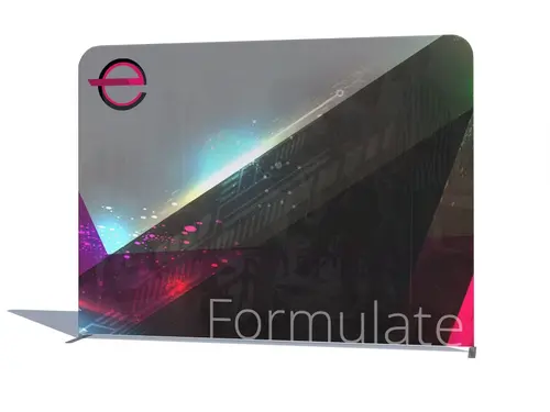 Prosta ścianka Formulate Standard z kolorową grafiką