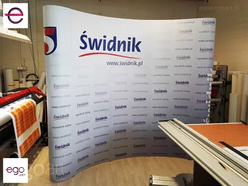 Łukowa ścianka promocyjna miasta Świdnik
